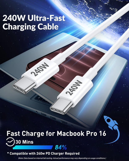 for iPhone 18 17 16 Car Charger Fast Charging (White)