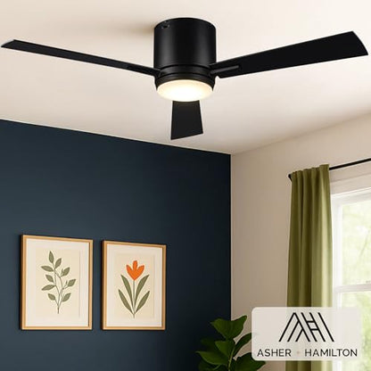 Asher Hamilton Vero 52 Inch Low Profile Indoor Ceiling Fan