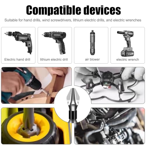 S2 Steel PH2 Magnetic Screwdriver Bit Set Hex Shank
