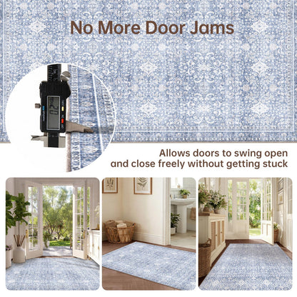 3x5 Area Rugs (Light Blue / 3' x 5' (Rectangular))