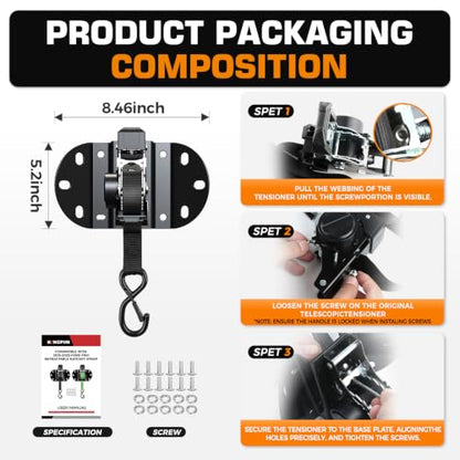 Retractable Ratchet Straps for 2015