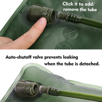 Hydration Bladder (1.5L-Water Bladder-Military Green)