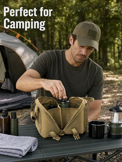 Hanging Tool Bag for Men (Browm)