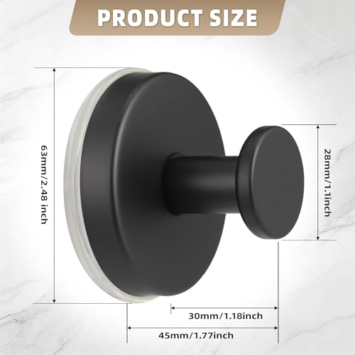 15 lb Suction Cup Hooks for Shower