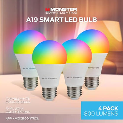 Smart LED Light Bulbs WiFi Color Changing Bulbs