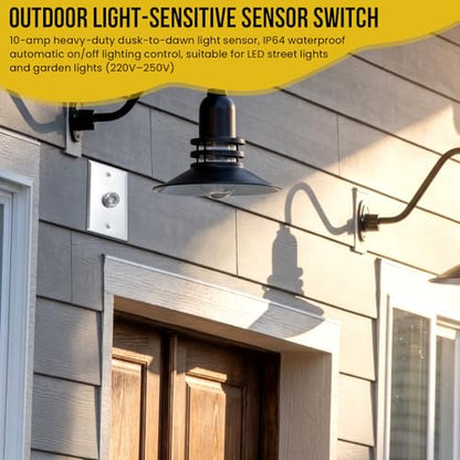 2 Pack Photocell Sensor for Outdoor Lights