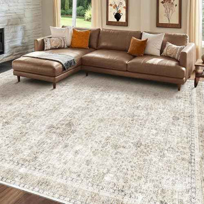 8x10 Area Rugs (Beige / 8' x 10' (Rectangular))