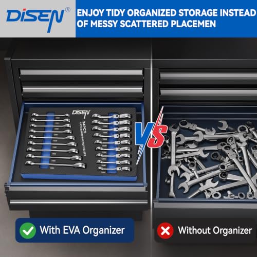 Metric and SAE Combination Wrench Set with EVA