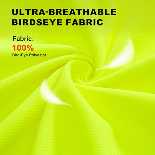 Hi Vis Short Sleeve Safety Shirts