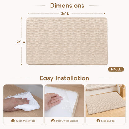 Stair Landing Mat (Oat Beige / 2' x 3' (Rectangular))