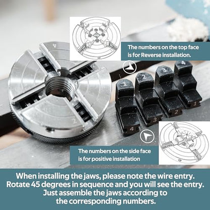 4 JAW REVERSIBLE CHUCK
