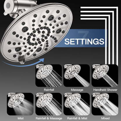 Shower Head with Handheld Combo (Brushed Nickel)