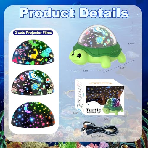Turtle Children's Starry Sky Light