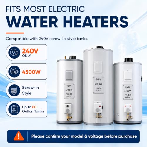 4500W 240V Water Heater Tune