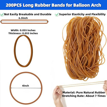 Balloon Arch Kit with Clear Spring Clamps for Party Decorations