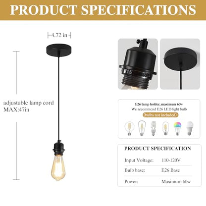 Boho Rattan Pendant Light