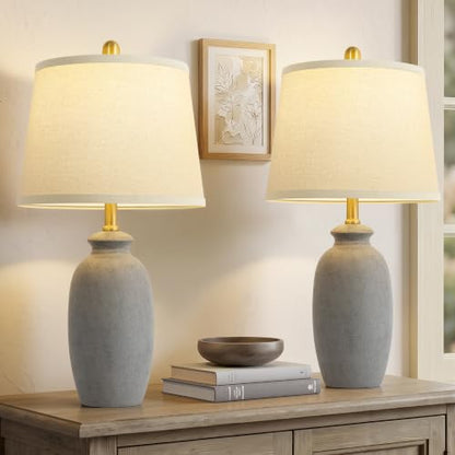 Ceramic Table Lamps Set of 2