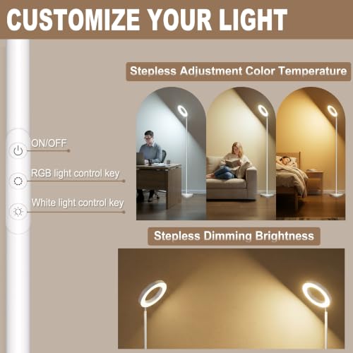36W RGB Floor Lamp with Remote