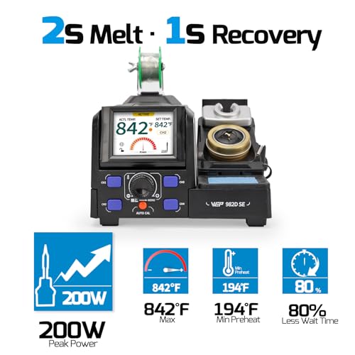 982D SE 200W 1S Heating Precision Soldering Iron Station