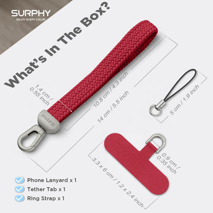 Elastic Phone Wrist Strap (Red)