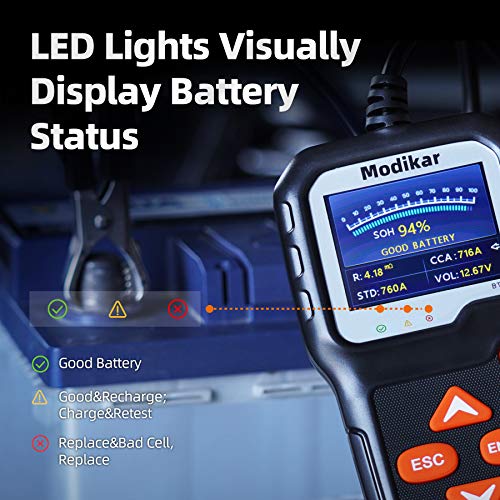 BT705 Car Battery Tester 6V 12V Load Tester