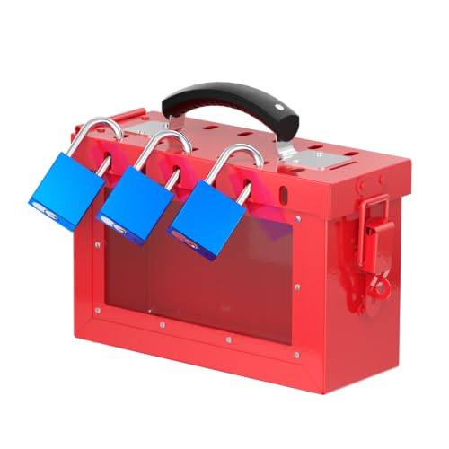 5 Pack Aluminum Safety Padlocks