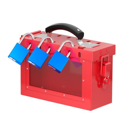 5 Pack Aluminum Safety Padlocks