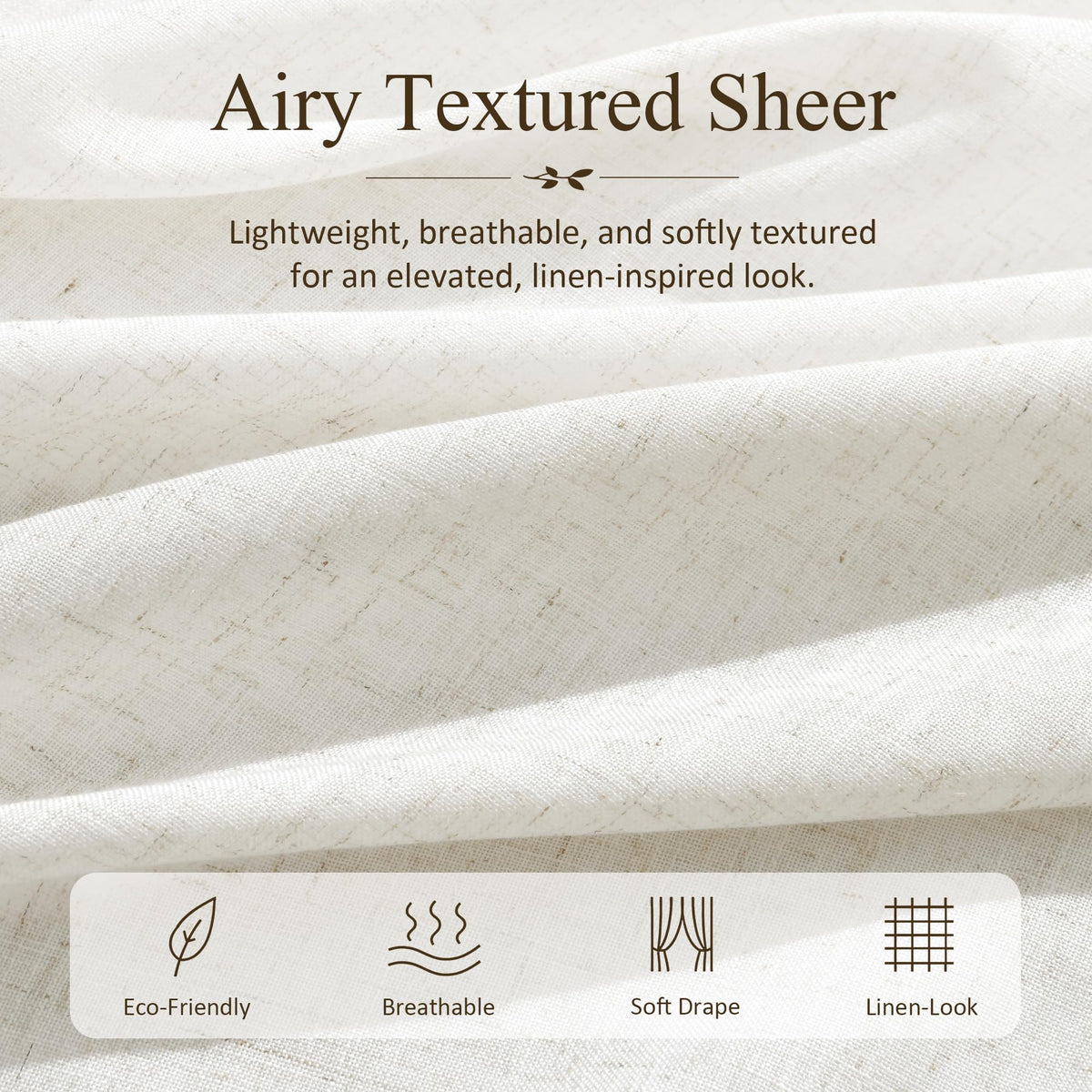 60 Inch Extra Wide Natural Linen Curtain 84 Inches Long 1 Panel (Natural / 60"W x 84"L (Pack of 1))