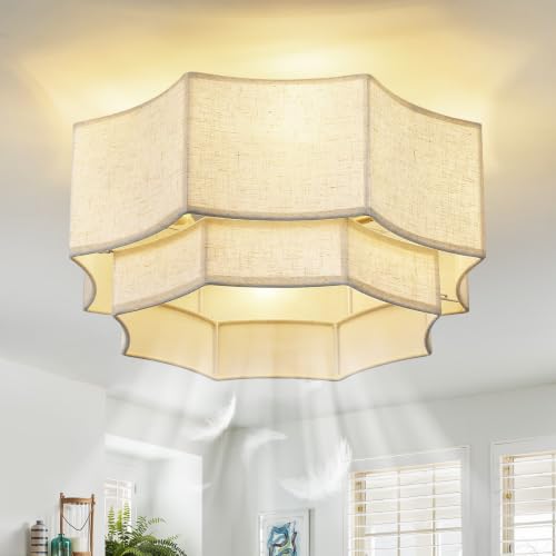 Boho Ceiling Fan with Light