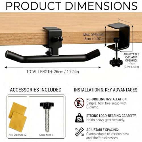 Desk Hook for Bag