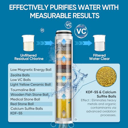 Filtered Shower Head with Handheld (Round (Built-in Power Wash) / 3. Brushed Nickel)
