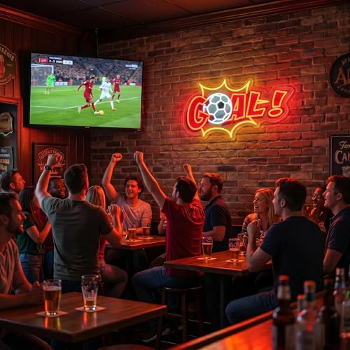 Soccer Goal Neon Sign