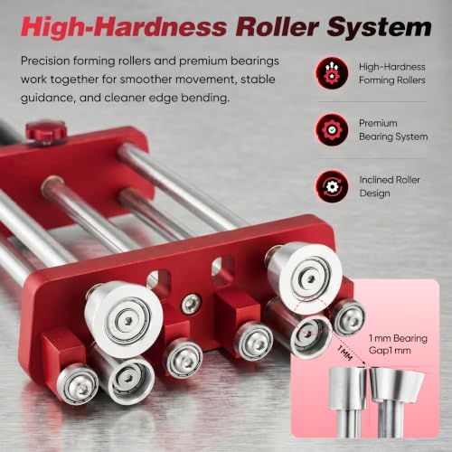 2 Station Sheet Metal Bender (Red)