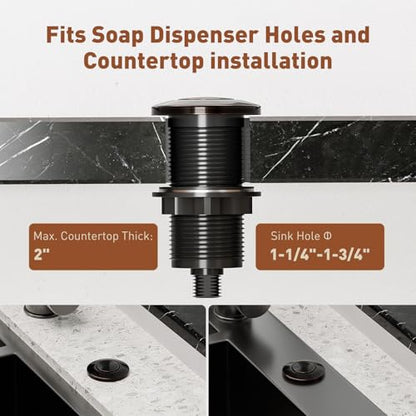 Garbage Disposal Air Switch Kit Dual Outlet (Oil Rubbed Bronze)