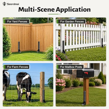 No Dig Heavy Duty Fence Post Repair Kit