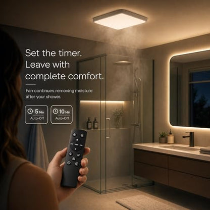 Bathroom Exhaust Fan with Light