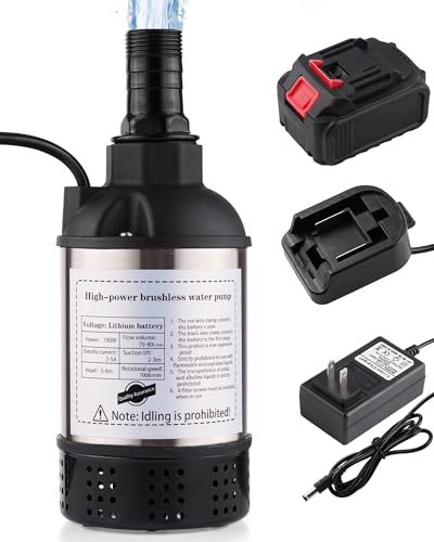 Cordless Submersible Water Transfer Pump