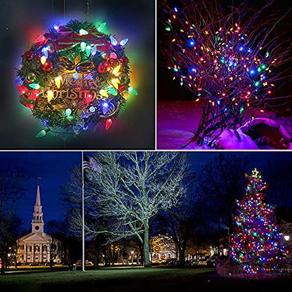 C9 LED Christmas Lights Shatterproof Waterproof Plastic