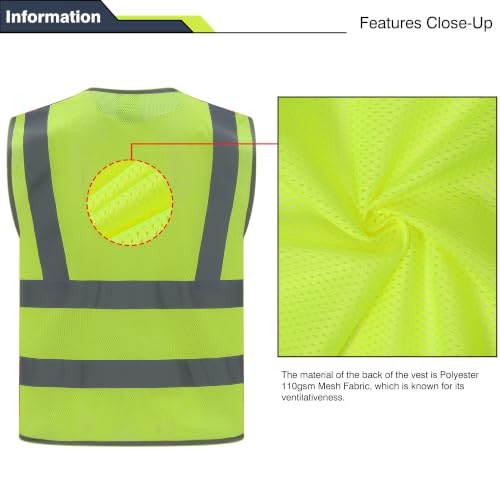 High Visibility Reflective Safety Vest