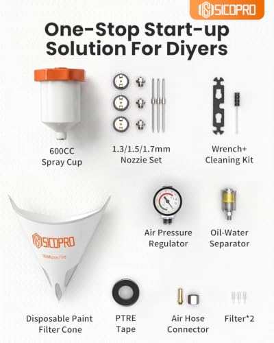 LVLP Spray Gun (Brown)