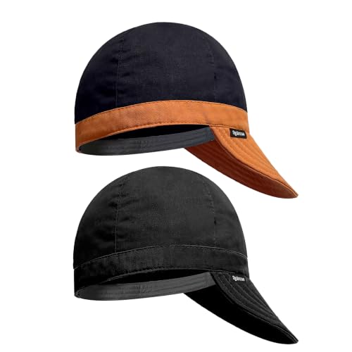 Welding Cap Breathable Cotton Welders Cap with Sweatband
