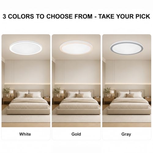 15 Inch LED Flush Mount Ceiling Light