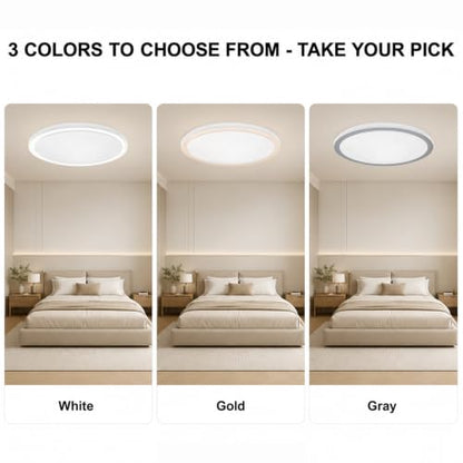 15 Inch LED Flush Mount Ceiling Light