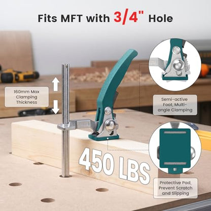 Quick Release Ratcheting Table Clamp