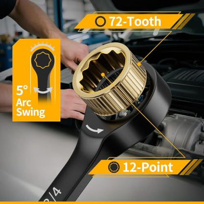 Flex Head Ratcheting Wrench Set