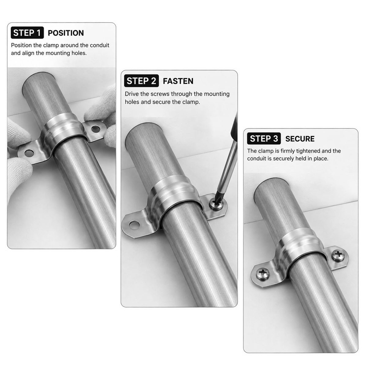 304 Stainless Steel Two (1-5/8 Inch)