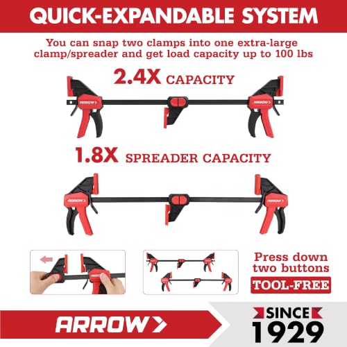 ARROW Bar Clamps for Woodworking Gluing Crafts DIY