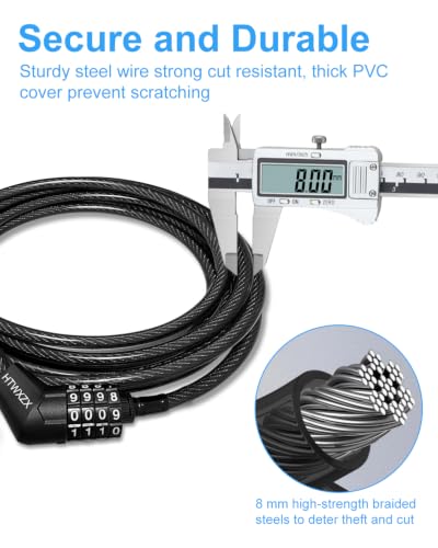 Weatherproof Long Straight Bike Lock