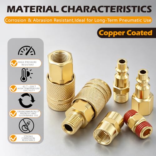 Air Compressor Quick Connect Fittings Kit
