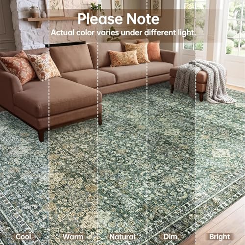 Round Rug 8ft (Dark Green / 8' (Round))